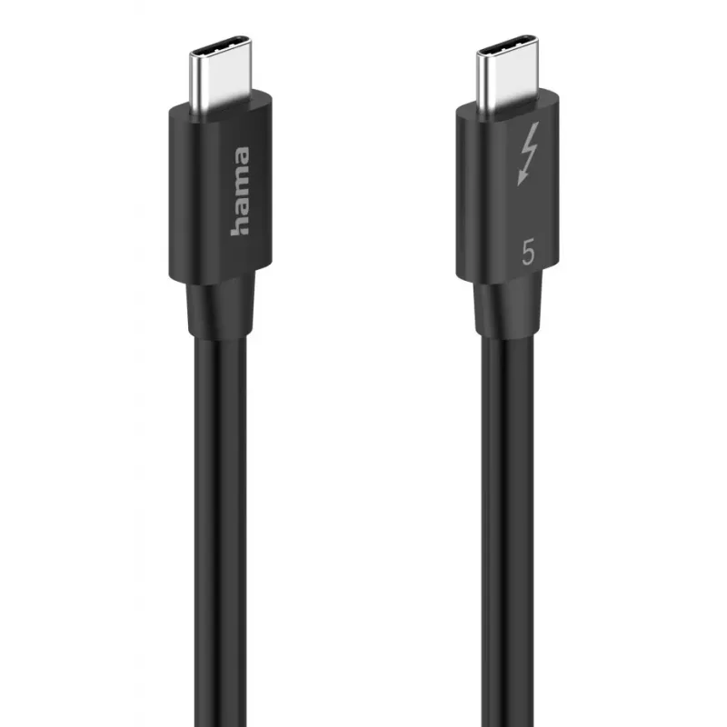 Hama Cable USB-C Thunderbolt 5 80 Gbit/s, 5 A, 240 W, 8K, 1 m