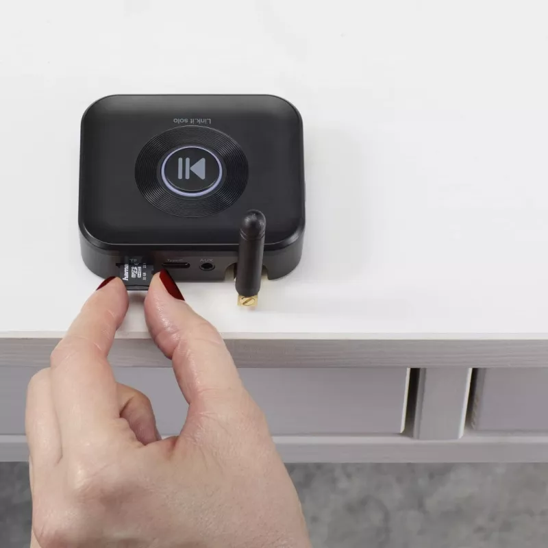 Hama Link.it solo Adaptador receptor de audio Bluetooth, 00205321