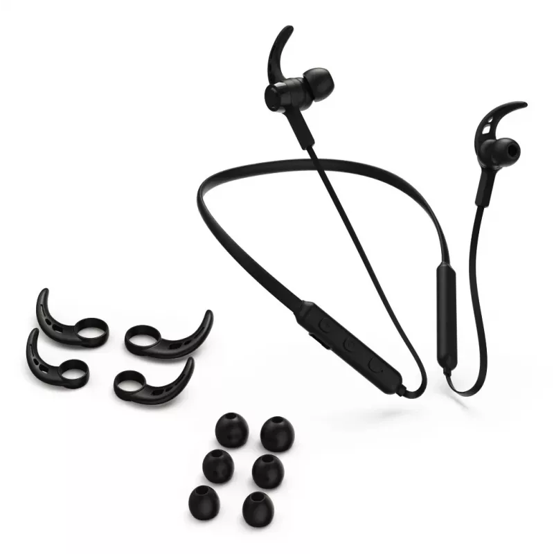 Hama Freedom Neck III auricular inalámbrico con gancho, in-ear deportivo Bluetooth negro