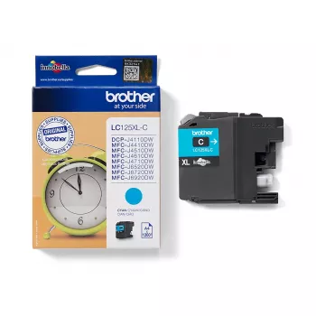 Brother LC-125XLC cartucho de tinta 1 ud. original cian