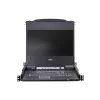 Consola de rack ATEN CL5716MW 17,3 inch (43,9 cm) FHD 1920×1080 TFT-LCD, teclado y ratón USB/PS/2, VGA, 1U metal/plástico