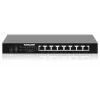 Intellinet switch 8 puertos 2.5G Ethernet PoE+ ocho puertos PSE PoE+ 10/100/1000/2500 Mbps, presupuesto de potencia PoE 100 W, no gestionado, formato de escritorio, opción de montaje en pared