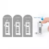 Manhattan candado combinación universal para portátil para Noble Wedge®, Nano y K-Slot, candado antirrobo 3 en 1 para portátil, combinación de 4 dígitos reajustable, 1,8 m, cable de acero al carbono resistente a cortes, funda de PVC translúcido, plata