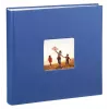 Hama 00001899 Fine Art Jumbo álbum de fotos, 30x30 cm, 100 páginas blancas, azul