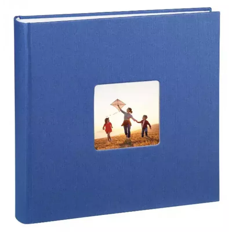 Hama 00001899 Fine Art Jumbo álbum de fotos, 30x30 cm, 100 páginas blancas, azul