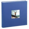 Hama 00001899 Fine Art Jumbo álbum de fotos, 30x30 cm, 100 páginas blancas, azul