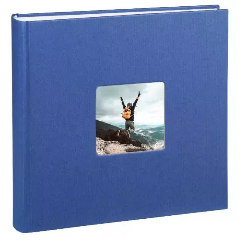Hama 00001899 Fine Art Jumbo álbum de fotos, 30x30 cm, 100 páginas blancas, azul