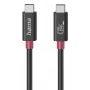 Cable USB-C Hama, E-Marker, USB4 Gen4, 80 Gbit/s, 5 A, 240 W, 1,00 m