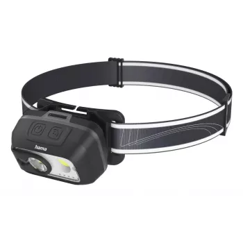 Linterna frontal Hama HL500-C negra, gris LED