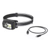 Linterna frontal Hama HL500-C negra, gris LED