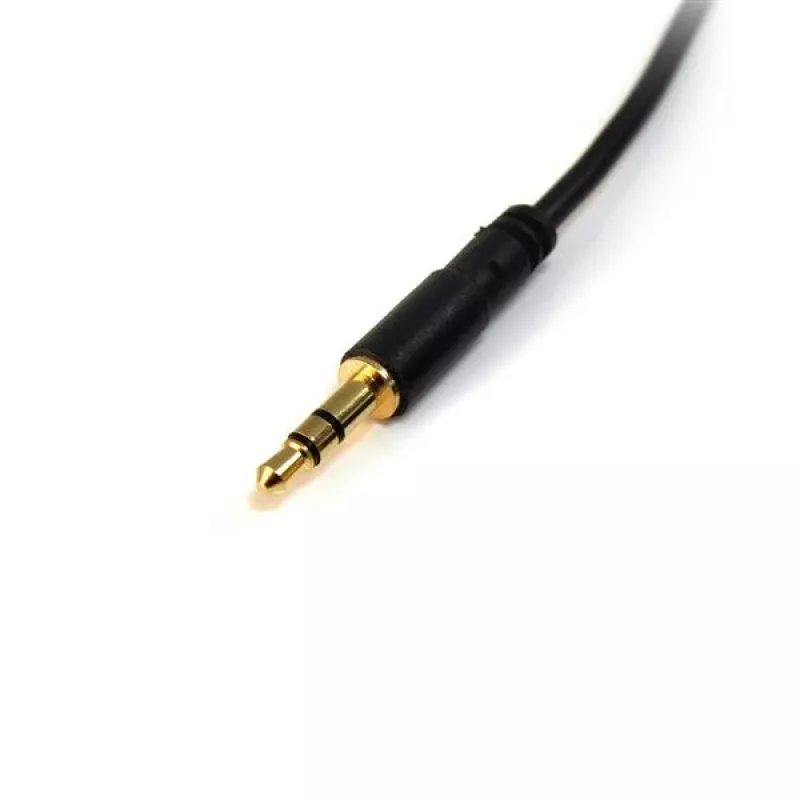 Cable de audio estéreo de 3,5 mm StarTech.com de 3,05 m delgado – conector macho/conector macho