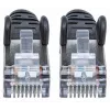 Cable de red patch Intellinet, cable Cat7/conector Cat6A, 1 m, negro, cobre, S/FTP, LSOH/LSZH, PVC, RJ45, contactos bañados en oro, sin lengüeta, con alivio de tracción, garantía de por vida