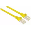 Cable de red patch Intellinet, cable Cat7/conector Cat6A, 1 m, amarillo, cobre, S/FTP, LSOH/LSZH, PVC, RJ45, contactos bañados en oro, sin lengüeta, funda antirrotura, garantía de por vida