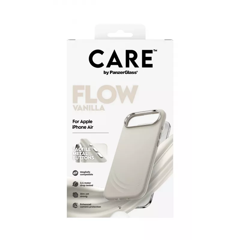 Funda PanzerGlass CARE by Feature FLOW Case Vanilla con MagSafe iPhone Air
