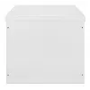 Intellinet 716109 armario mural industrial IP55 de 19 pulgadas con ventiladores integrados, 12U, 600 mm de profundidad, unidad de ventilación de dos ventiladores en el techo, resistente al polvo y al agua, montado, máx. 100 kg, con cerradura, gris claro R