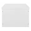 Intellinet 716093 armario mural industrial IP55 de 19 pulgadas con ventiladores integrados, 9U, 600 mm de profundidad, unidad de ventilación de dos ventiladores en el techo, resistente al polvo y al agua, montado, máx. 100 kg, con cerradura, gris claro RA