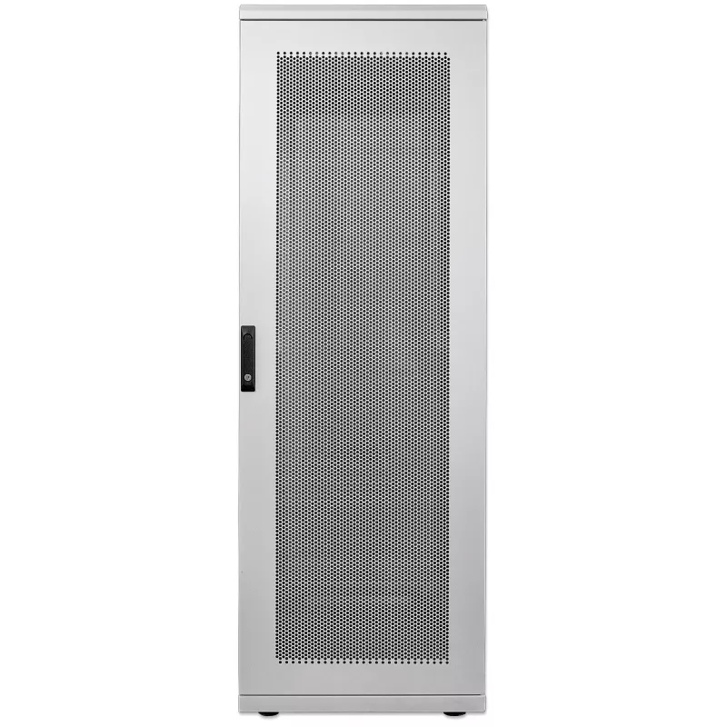Rack de servidores Intellinet de 19 pulgadas, autoportante, 42U, 600 x 1000 mm (ancho x prof.), gris, montado, máx. 1500 kg, cerradura de puerta multipunto, una cerradura por panel lateral, profundidad útil 123 a 773 mm, IP20, rack, acero