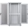 Rack de servidores Intellinet de 19 pulgadas, autoportante, 42U, 600 x 1000 mm (ancho x prof.), gris, montado, máx. 1500 kg, cerradura de puerta multipunto, una cerradura por panel lateral, profundidad útil 123 a 773 mm, IP20, rack, acero