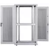 Rack de servidores Intellinet de 19 pulgadas, autoportante, 42U, 600 x 1000 mm (ancho x prof.), gris, montado, máx. 1500 kg, cerradura de puerta multipunto, una cerradura por panel lateral, profundidad útil 123 a 773 mm, IP20, rack, acero