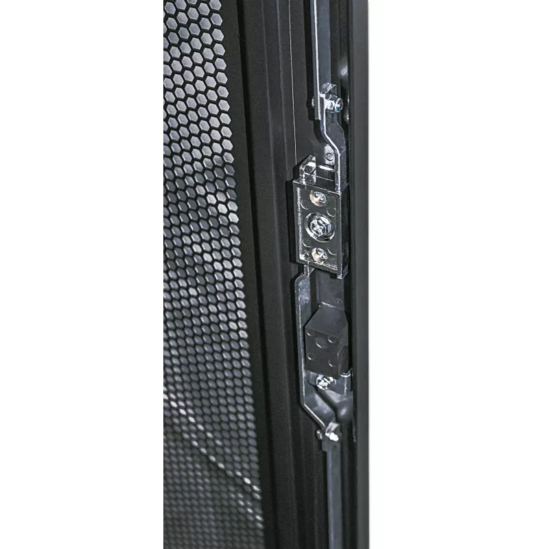 Rack de servidores Intellinet de 19 inch - independiente, 42HE, 600x1000mm (ancho x profundidad), negro, montado, máx. 1500 kg, cerradura de puerta multipunto, una cerradura por panel lateral, profundidad útil 123 a 773 mm, IP20, rack, acero