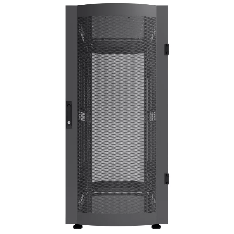 Intellinet 713696 armario para servidores de 19 pulgadas, de suelo, 36U, 600x1200 mm (An x Pr), altura 1728 mm, hasta 1500 kg, con cerradura, patas ajustables, IP20, flatpack, negro RAL 9005