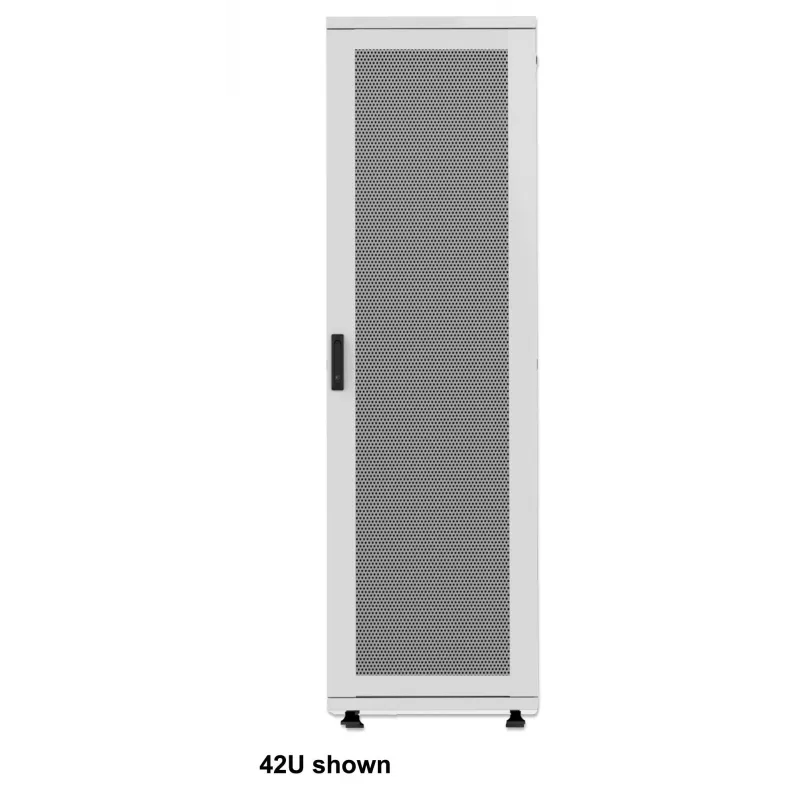 Intellinet 715478 Basic armario de red de 19 pulgadas, de suelo, 42U, 600x1000 mm (An x Pr), altura 2033 mm, hasta 600 kg, con cerradura, patas ajustables, flatpack, gris RAL 7035