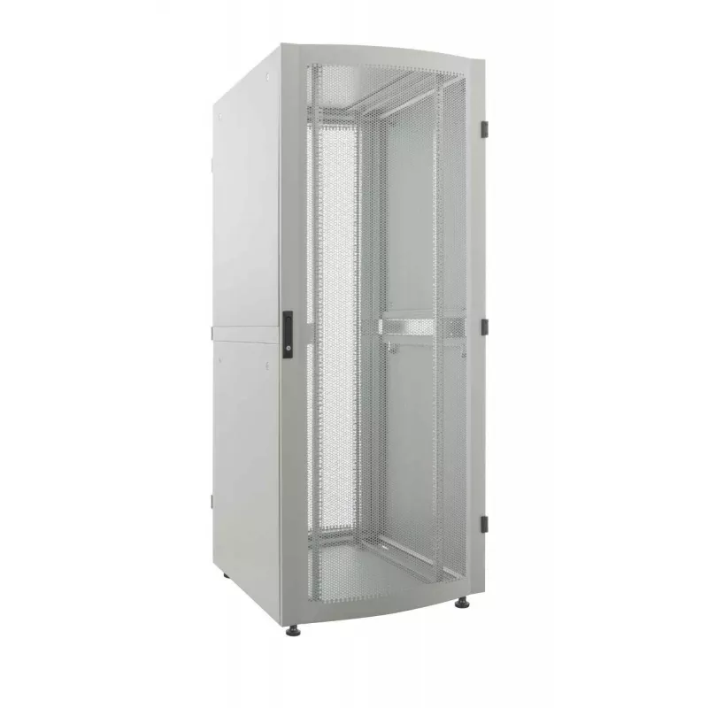 Rack de servidores Intellinet de 19 pulgadas, autoportante (Premium), 26U, 600 x 1000 mm (ancho x prof.), gris, montado, máx. 2000 kg, cerradura de puerta multipunto, paneles laterales divididos (dos cerraduras por lado), profundidad útil 129 a 829 mm, IP20, rack, aluminio