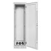 Intellinet 716147 IP55 armario de red de 19 pulgadas, 42U, 800 mm (31,5 pulgadas) de profundidad, hasta 1000 kg, con cerradura, gris