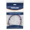 Cable de fibra óptica patch Intellinet, OM4, LC/LC, 2 m, violeta, dúplex, multimodo, 50/125 µm, LSZH, fibra óptica, garantía de por vida