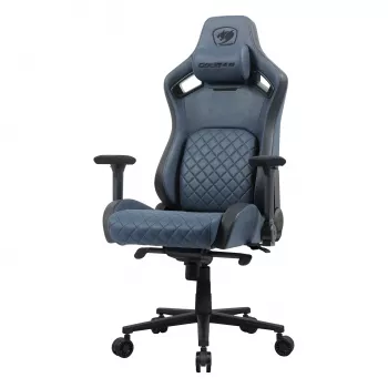 Silla gamer universal Cougar CGR-DSF-BUB — asiento acolchado, carga máx. 150 kg, B760 x T690 x H1295 mm, navy