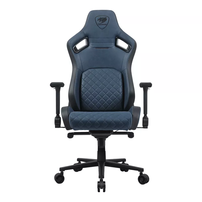 Silla gamer universal Cougar CGR-DSF-BUB — asiento acolchado, carga máx. 150 kg, B760 x T690 x H1295 mm, navy