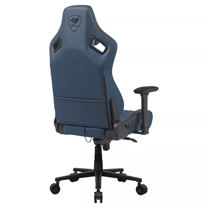 Silla gamer universal Cougar CGR-DSF-BUB — asiento acolchado, carga máx. 150 kg, B760 x T690 x H1295 mm, navy