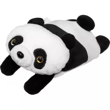 Cartera LAUT MAGMOJI — cartera compatible con MagSafe con diseño de panda, ABS/peluche/tela/metal/nailon, negro y blanco