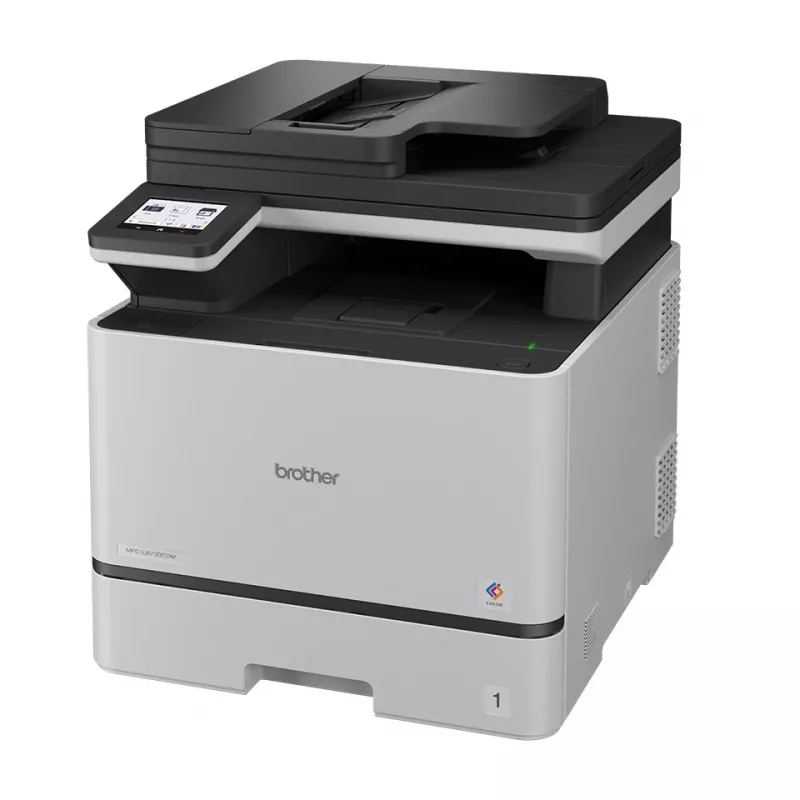 Impresora multifunción Brother MFC-L8730CDW — láser A4, color, 2400×600 DPI, 31 ppm, Wi-Fi, dúplex