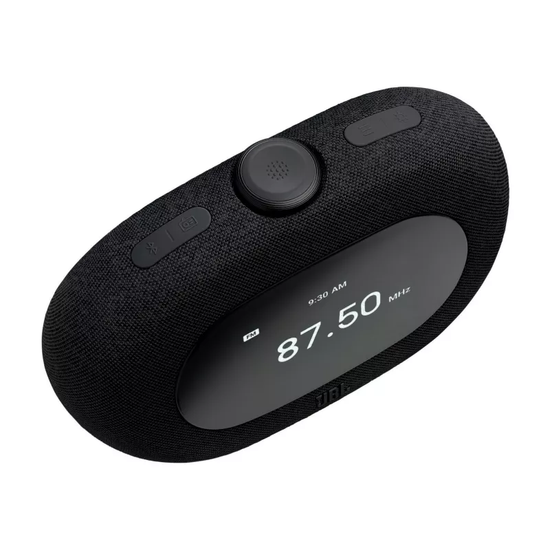Radio reloj JBL HORIZON 3 — DAB/DAB+/FM, 5W RMS, 65–20000 Hz, Pantalla LCD, Dial giratorio, negro