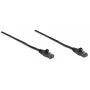 Cable de parcheo de red Intellinet, Cat. 6, 10 m, Negro, CCA, U/UTP, PVC, RJ45, contactos dorados, sin lengüeta, alivio de tensión moldeado, garantía de por vida
