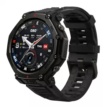 Amazfit T-rex 3 Pro 3,35 cm (1,32 pulgadas) AMOLED 44 mm Digital 466 x 466 Píxeles Pantalla táctil Negro Wi-Fi GPS (Satélite)