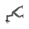 Equip Soporte de mesa para doble monitor Heavy-Duty de 17-35 pulgadas, Negro