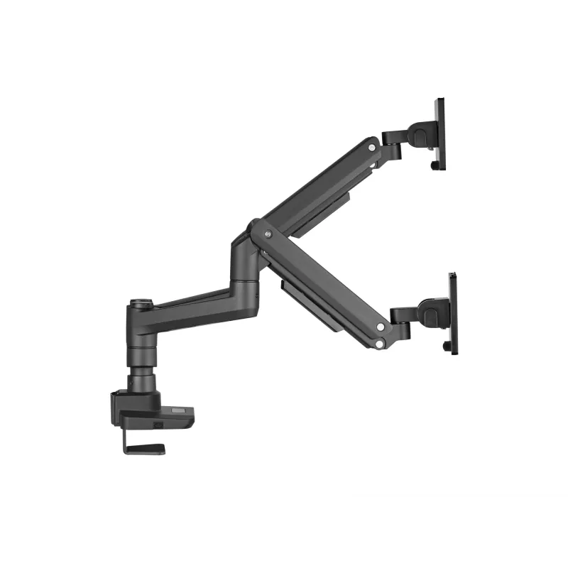Equip Soporte de mesa para doble monitor Heavy-Duty de 17-35 pulgadas, Negro