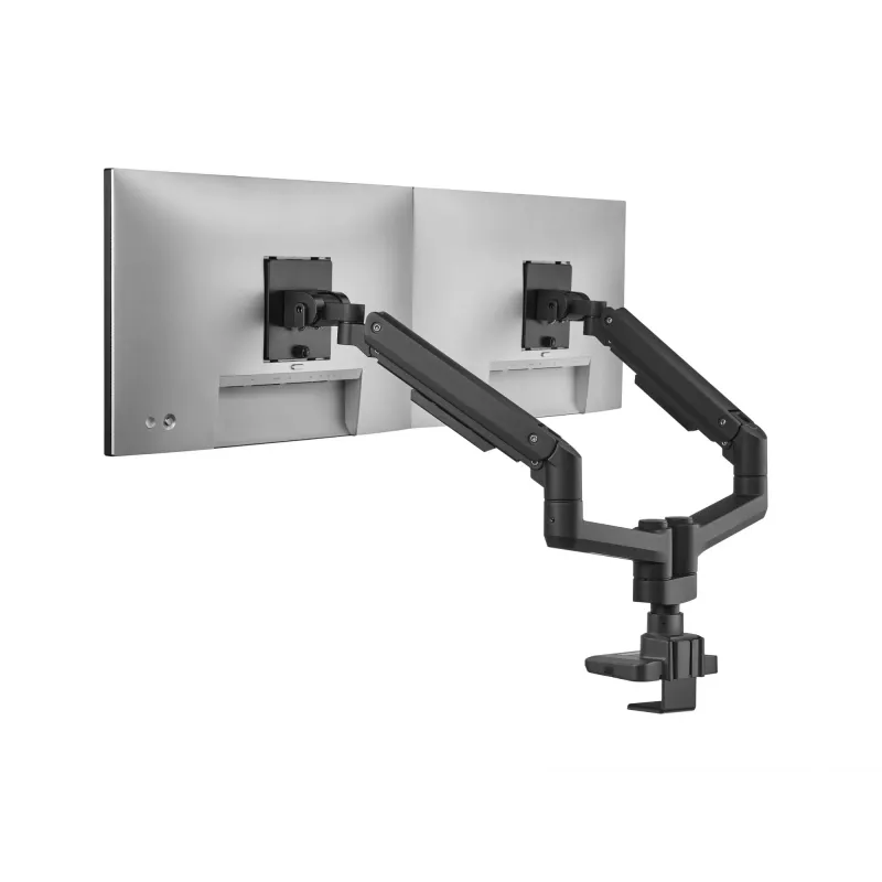 Equip Soporte de mesa para doble monitor Heavy-Duty de 17-35 pulgadas, Negro