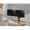 Equip Soporte de mesa para doble monitor Heavy-Duty de 17-35 pulgadas, Negro