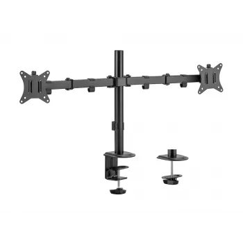 Equip Soporte de mesa con doble brazo articulado para monitor de 17 a 32 pulgadas