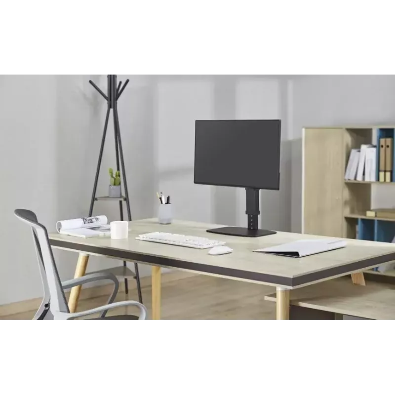 Equip 43,2 cm – 81,3 cm (17 pulgadas – 32 pulgadas) Soporte de monitor de pie Negro capacidad de carga 8 kg