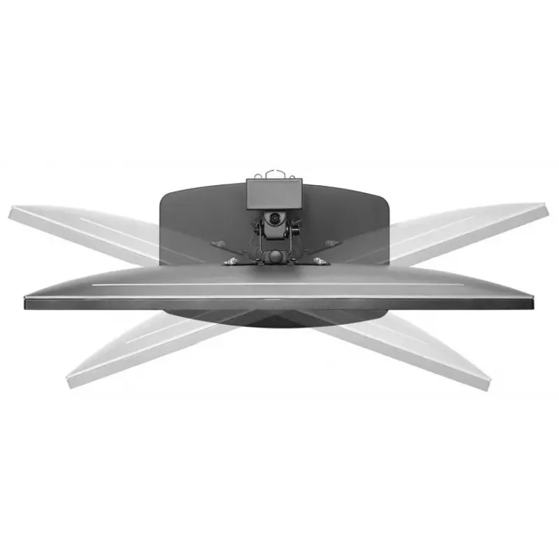 Equip 43,2 cm – 81,3 cm (17 pulgadas – 32 pulgadas) Soporte de monitor de pie Negro capacidad de carga 8 kg