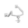 Equip Soporte de mesa para doble monitor de alta capacidad de 17 a 35 pulgadas, Blanco