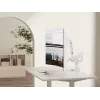 Equip Soporte de mesa para doble monitor de alta capacidad de 17 a 35 pulgadas, Blanco