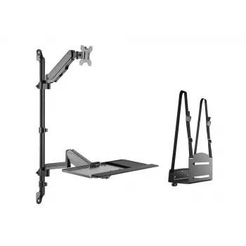 Equip Estación de trabajo de pared para un monitor de 17 a 32 pulgadas