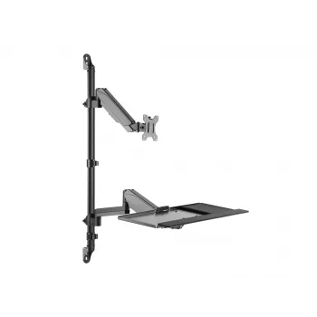 Equip Estación de trabajo de pared para un monitor de 17 a 32 pulgadas