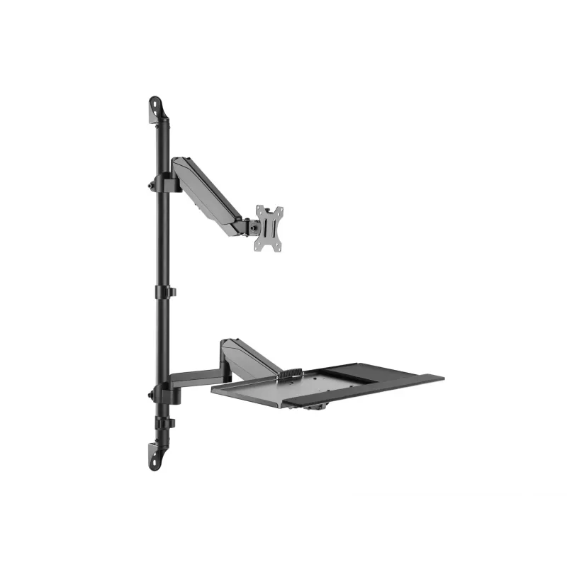 Equip Estación de trabajo de pared para un monitor de 17 a 32 pulgadas