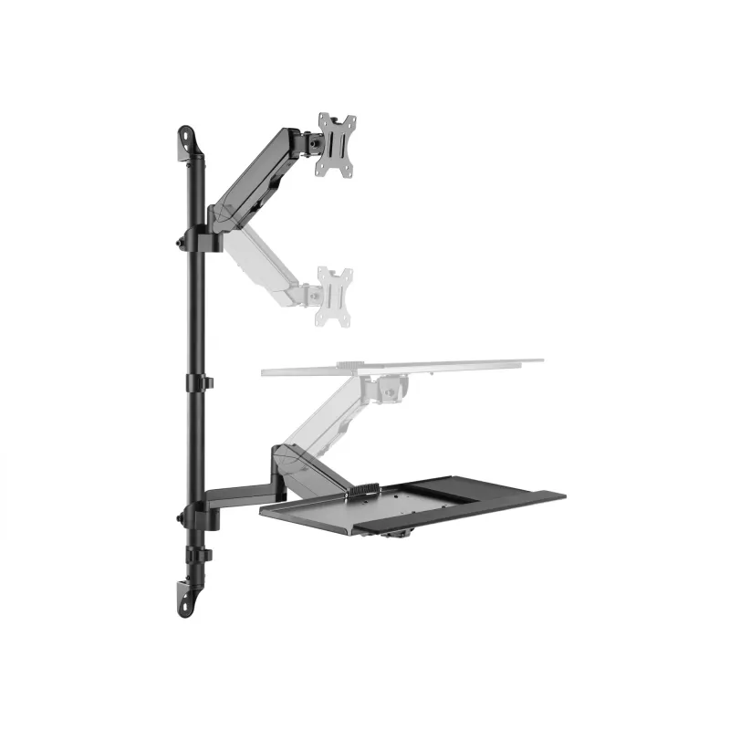Equip Estación de trabajo de pared para un monitor de 17 a 32 pulgadas